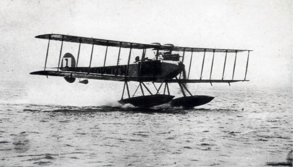 Sopwith Waterplane Taking Off